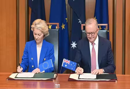Australia and EU Strike New Free Trade Deal
