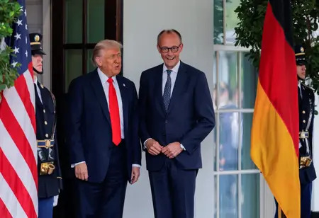Donald Trump Welcomes German Chancellor Friedrich Merz Donald Trump Welcomes German Chancellor Friedrich Merz