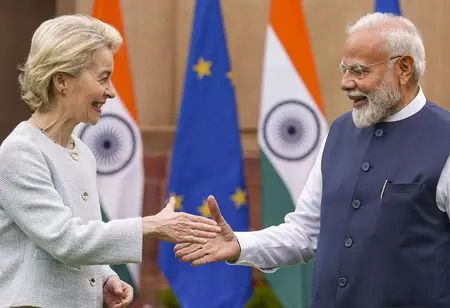 Von der Leyen Praises New Chapter in EU-India Relations